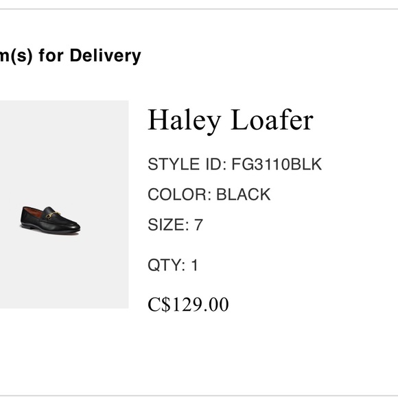 COACH Haley loafer - size 7 - Picture 5 of 5